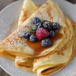 Golden Vanilla Breakfast Crêpes