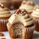 Irresistible Banana Cinnamon Pecan Cupcakes