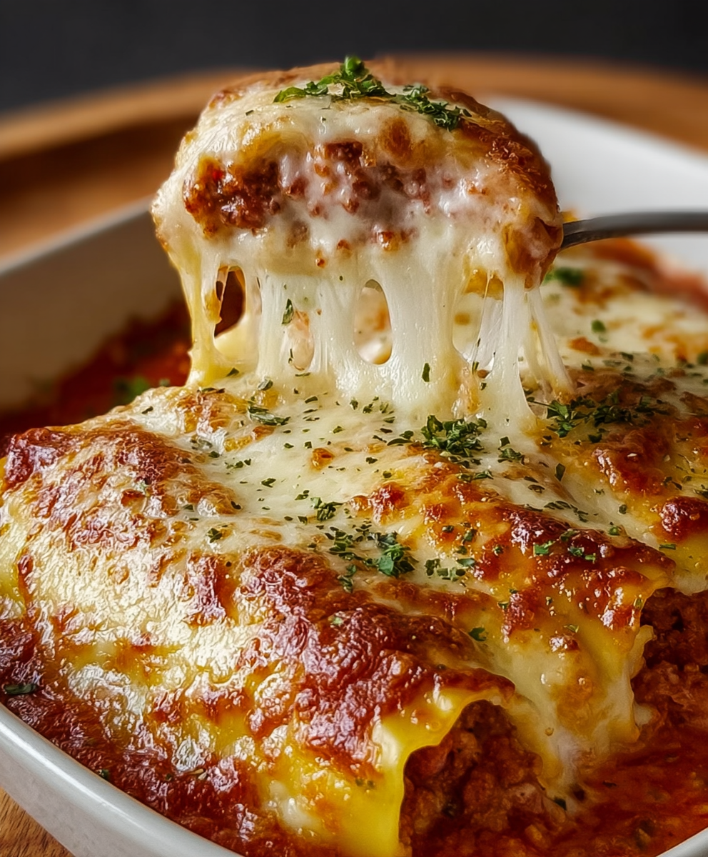 Italian Sausage–Stuffed Cannelloni
