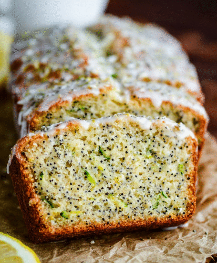 Lemon Poppy Seed Zucchini Bread