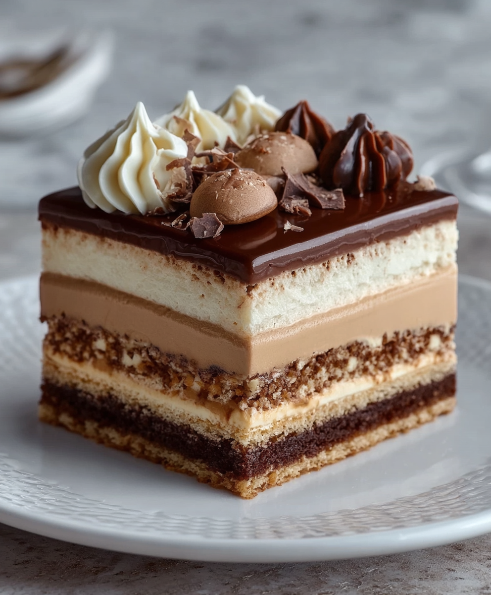 Mocha Mousse Layer Cake