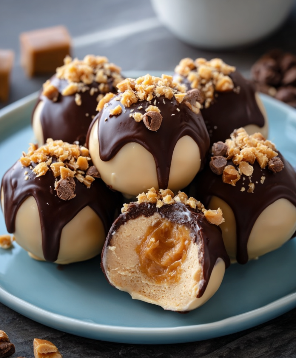 No-Bake Peanut Butter Cheesecake Balls