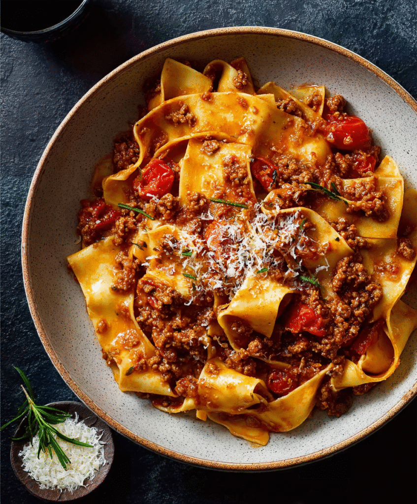 Pappardelle alla Bolognese