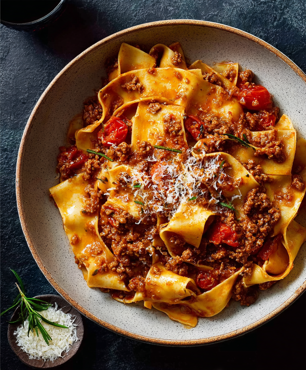 Pappardelle alla Bolognese