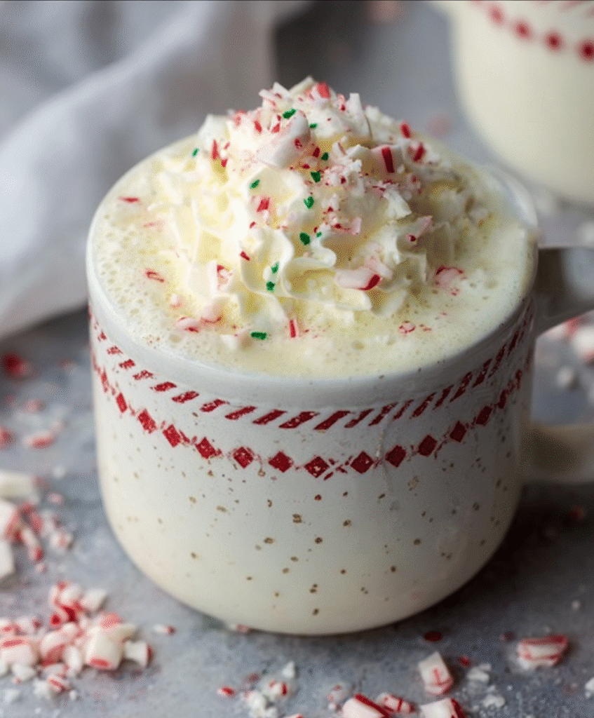 Peppermint White Hot Chocolate