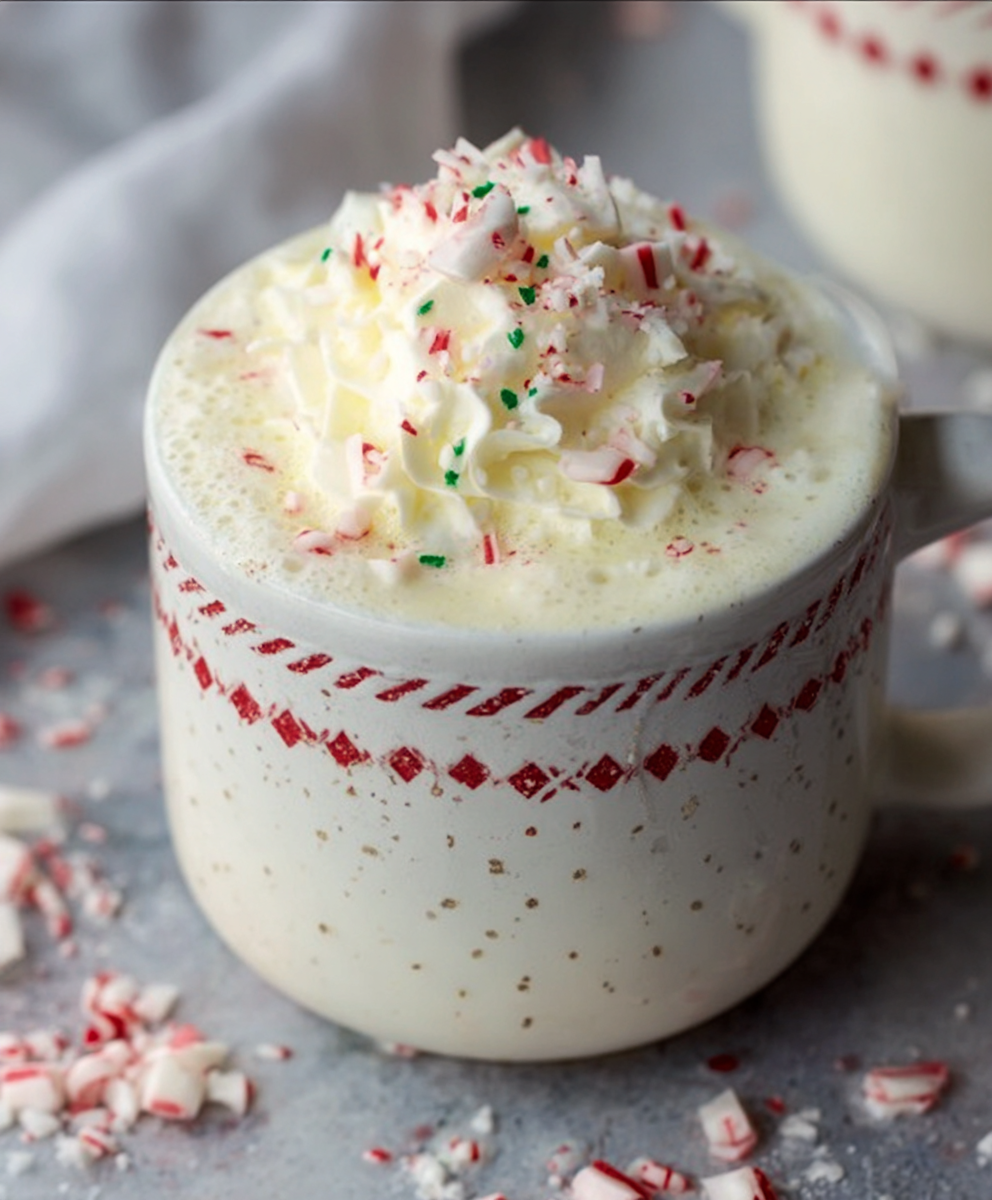 Peppermint White Hot Chocolate