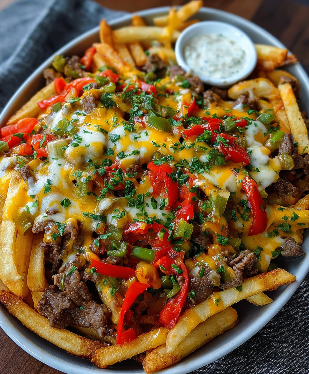 Philly Steak Cheese Fries