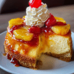 Pineapple Upside-Down Cheesecake