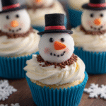Snowman Cupcakes Ultra Moelleux