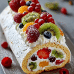 Swiss Roll aux Fruits Frais et Crème Chantilly