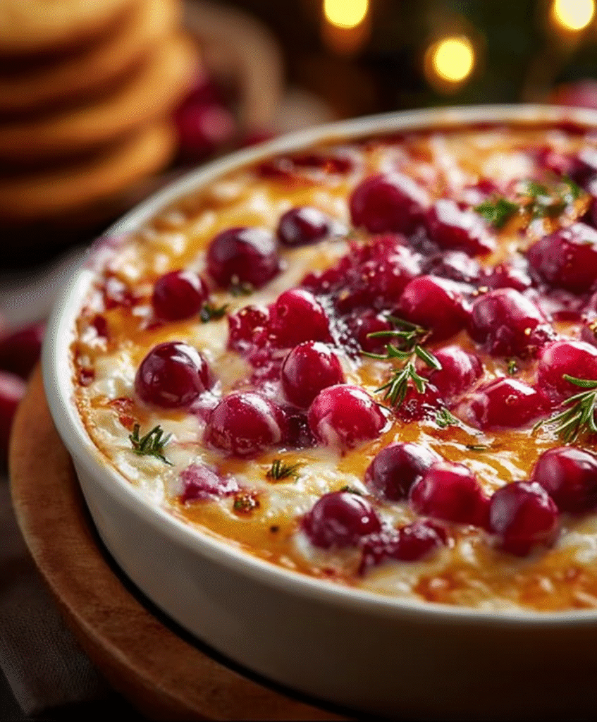 Baked Cranberry Cream Cheese Dip