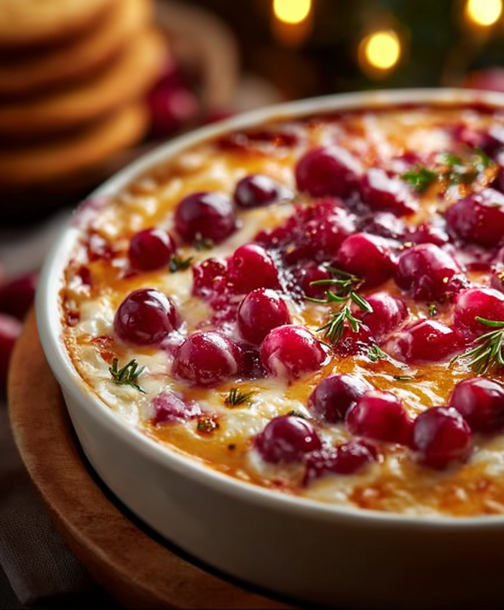 Baked Cranberry Cream Cheese Dip