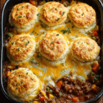 Cheddar Bay Ground Beef Cobbler