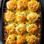 Cheeseburger Biscuit Bake