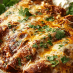 Chicken Enchiladas with Southwestern Molé Sauce