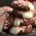 Chocolate Peppermint Holiday Cookies