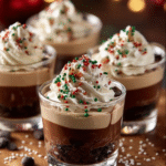 Christmas Chocolate Kahlua & Bailey’s Pudding Shots