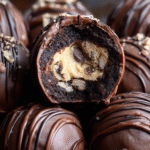 Cookie Dough–Stuffed Brownie Truffles