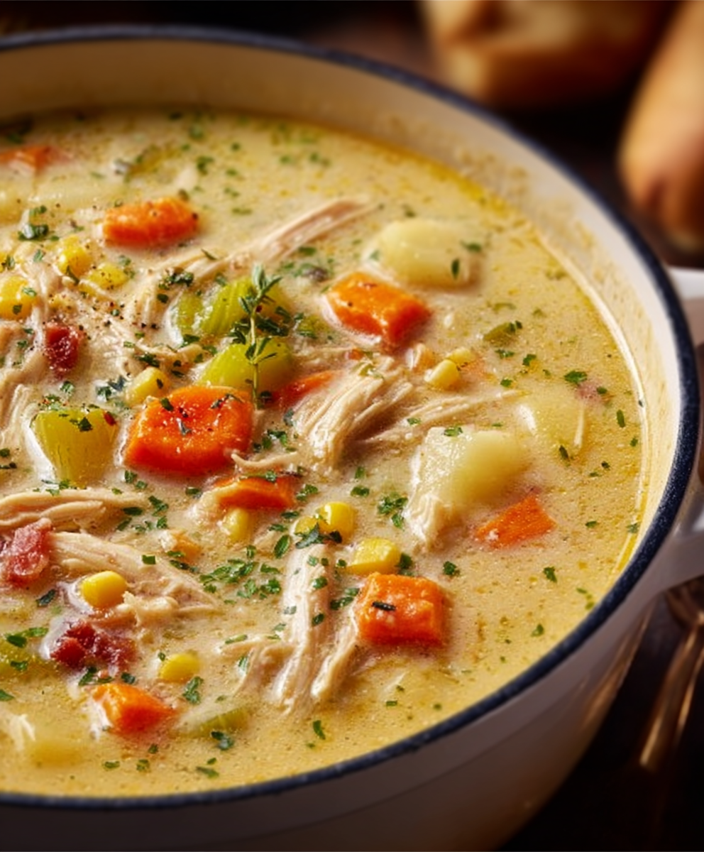 Cozy Chicken Pot Pie Soup