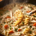 Cozy Creamy Chicken Noodle Soup
