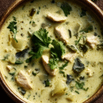 Cozy Roasted Poblano Cream Soup