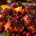 Cranberry Orange Glazed Chicken