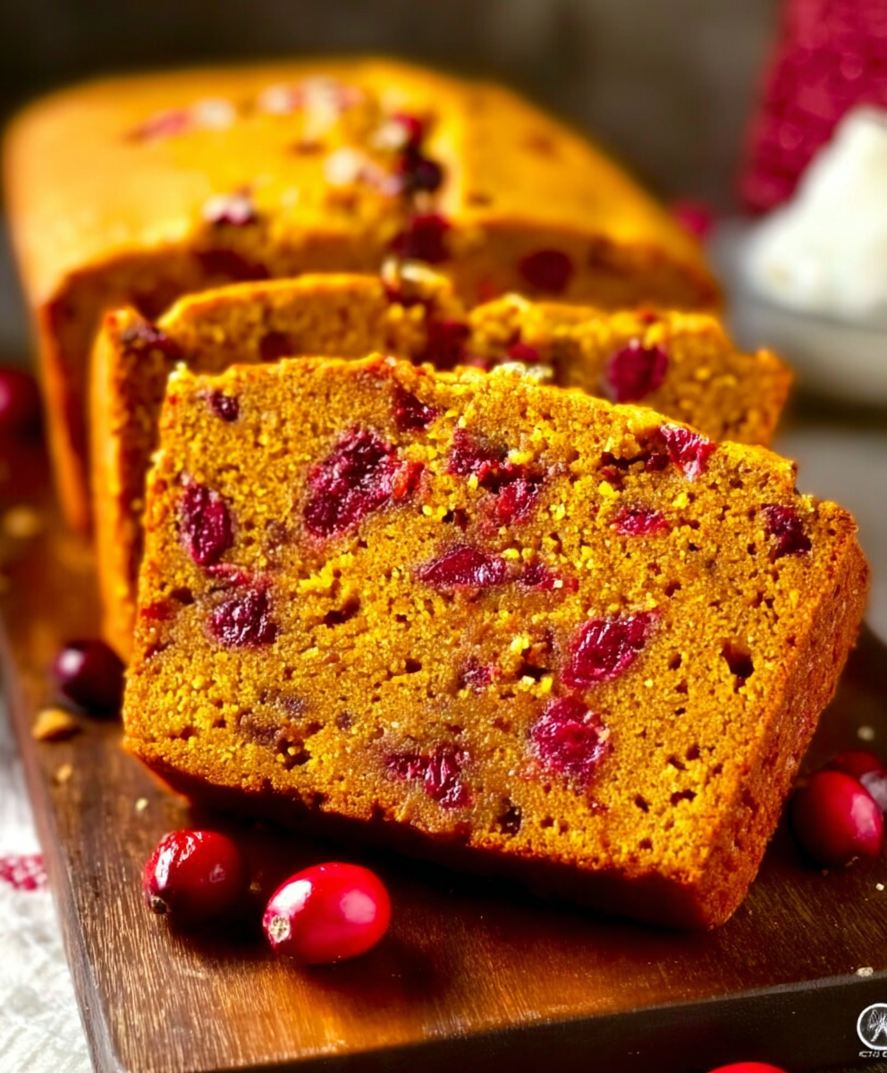 Cranberry Pumpkin Spice Loaf