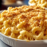 Creamy Baked Vegan Mac & Cheese