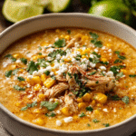 Creamy Mexican Street Corn Soup (Elote-Style)