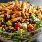 Creamy Southwest Chicken Crunch Salad