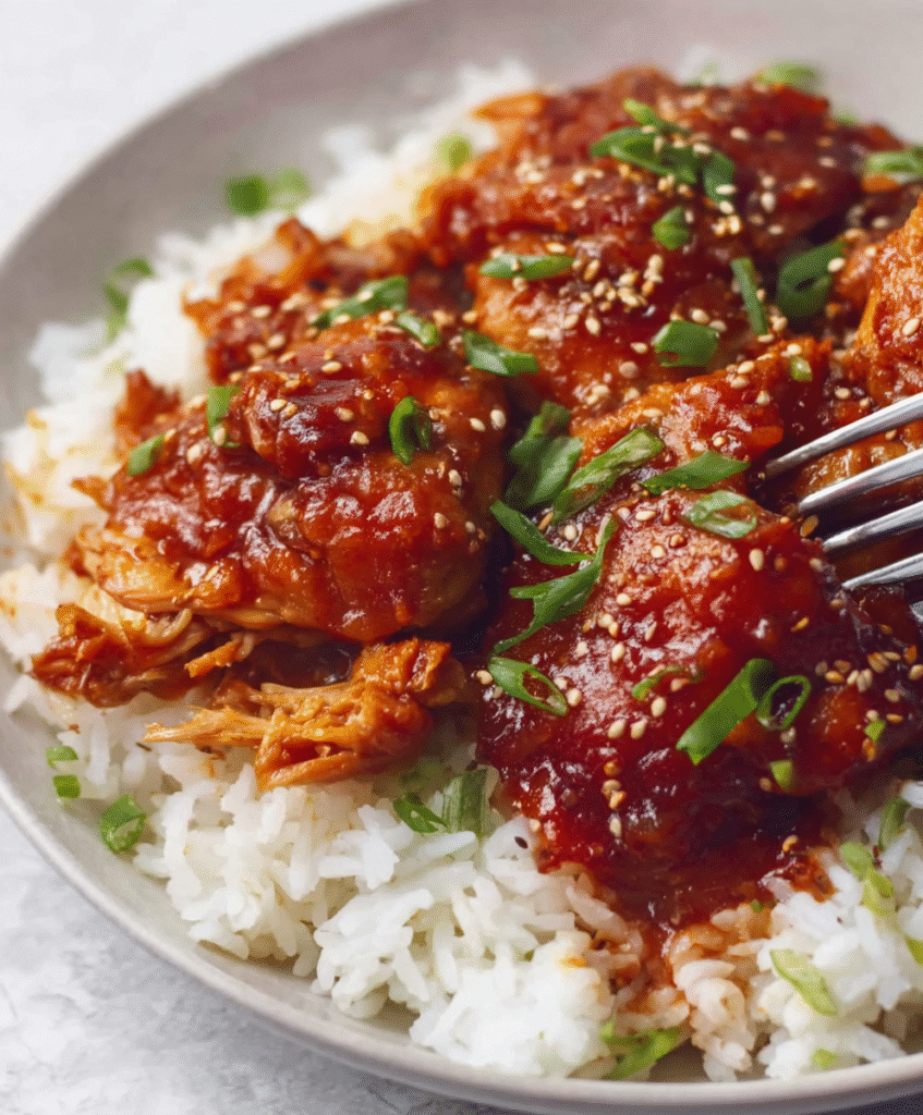 Crockpot Honey Garlic Chicken Thighs