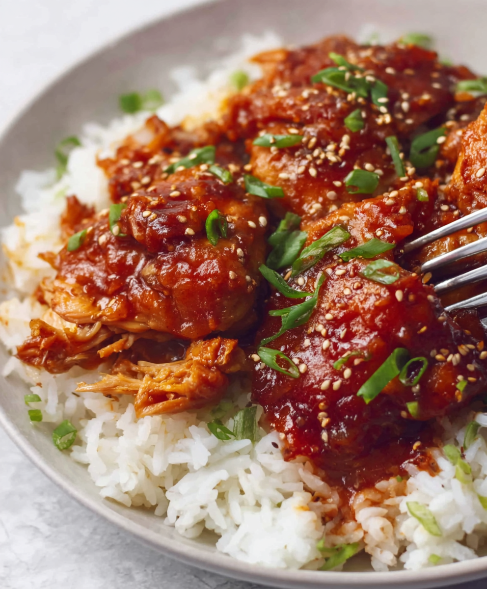 Crockpot Honey Garlic Chicken Thighs