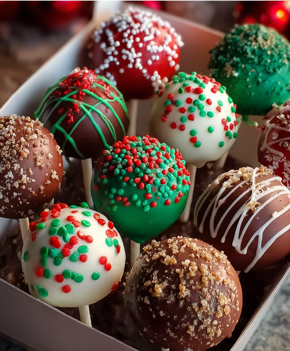 Easy Christmas Cake Pops