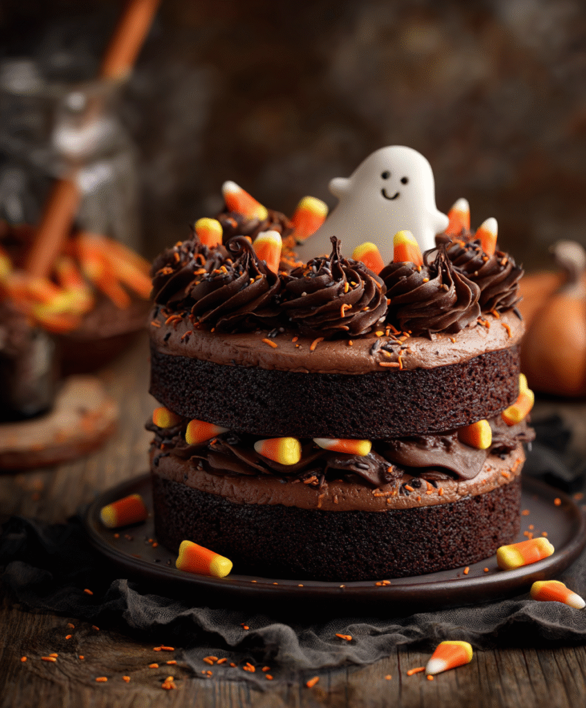 Easy Halloween Chocolate Cake