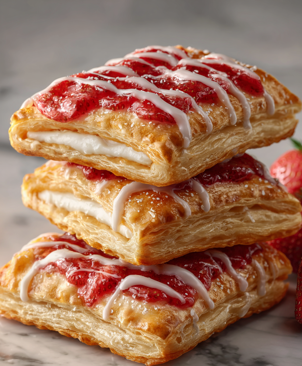 Easy Strawberry Cream Cheese Danish
