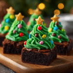 Festive Christmas Tree Brownies