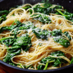 Fresh Spinach & Zesty Lemon Spaghetti