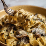 Gorgonzola Truffle Mushroom Pasta