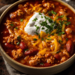 Hearty Ground Turkey Chili