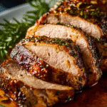 Juicy & Tender Garlic-Herb Pork Tenderloin Roast