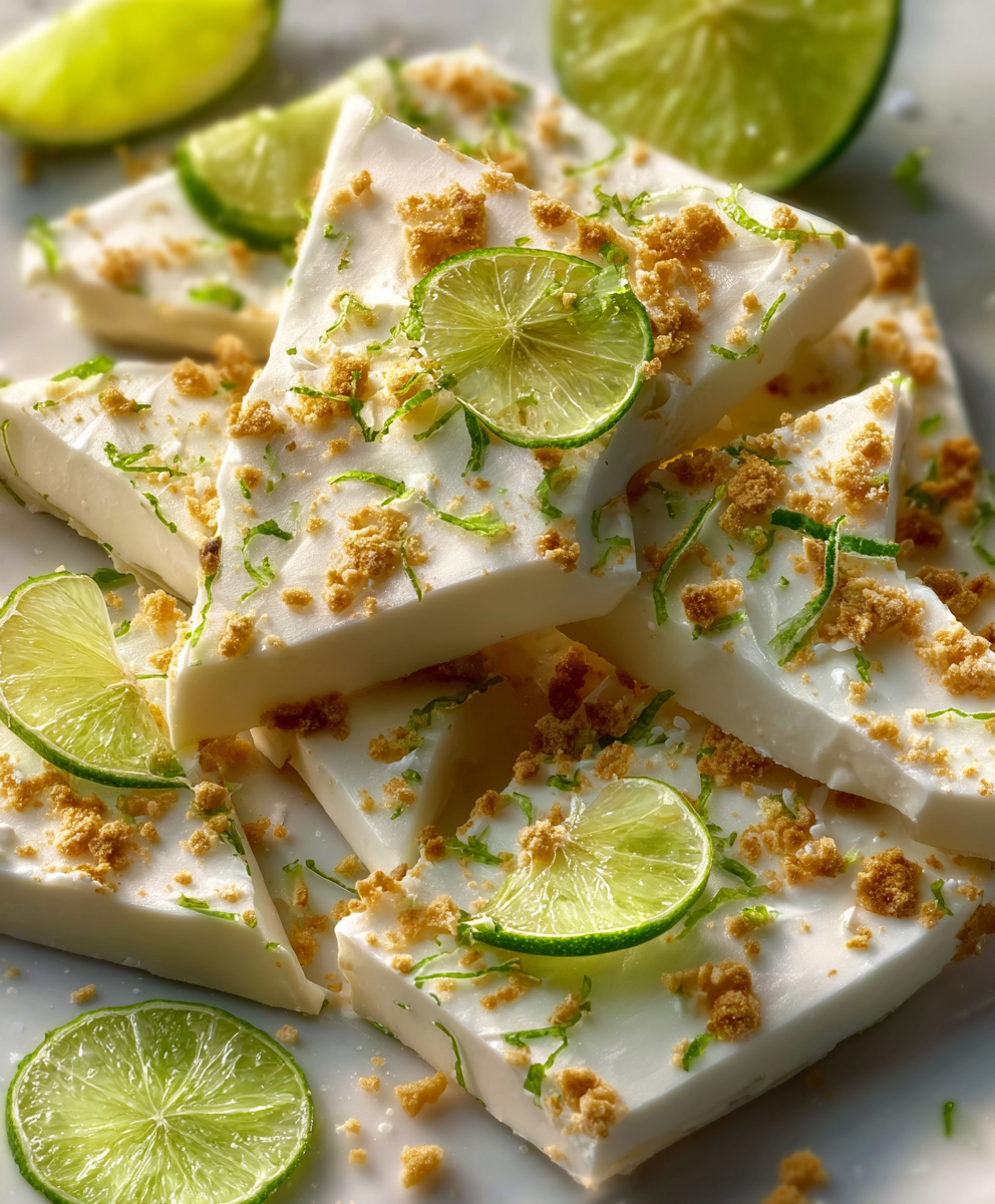 Key Lime Pie Yogurt Bark