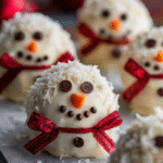No-Bake Snowman Truffles
