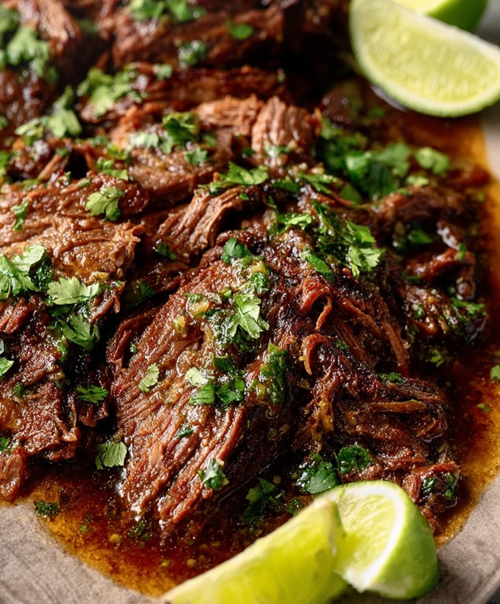 Slow Cooker Crockpot Carne Asada