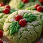 Soft & Chewy Grinch Cookies