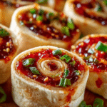 Sweet Heat Pepper Jelly Cream Cheese Pinwheels
