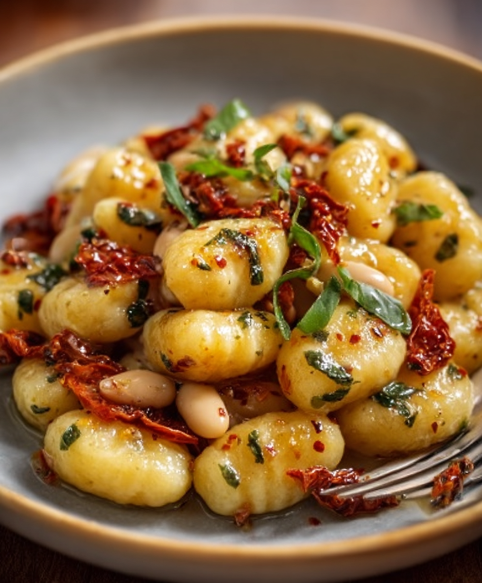 Tuscan White Bean & Sun-Dried Tomato Gnocchi