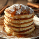 Vanilla Cinnamon Buttermilk Pancakes