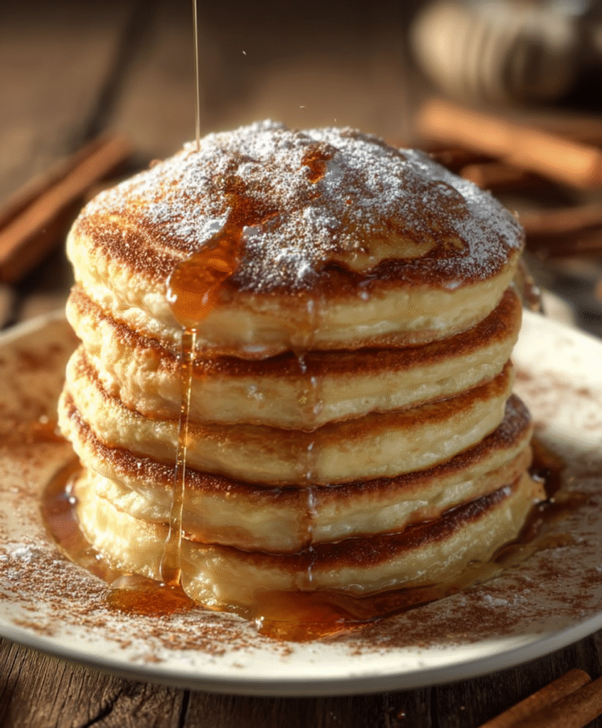 Vanilla Cinnamon Buttermilk Pancakes