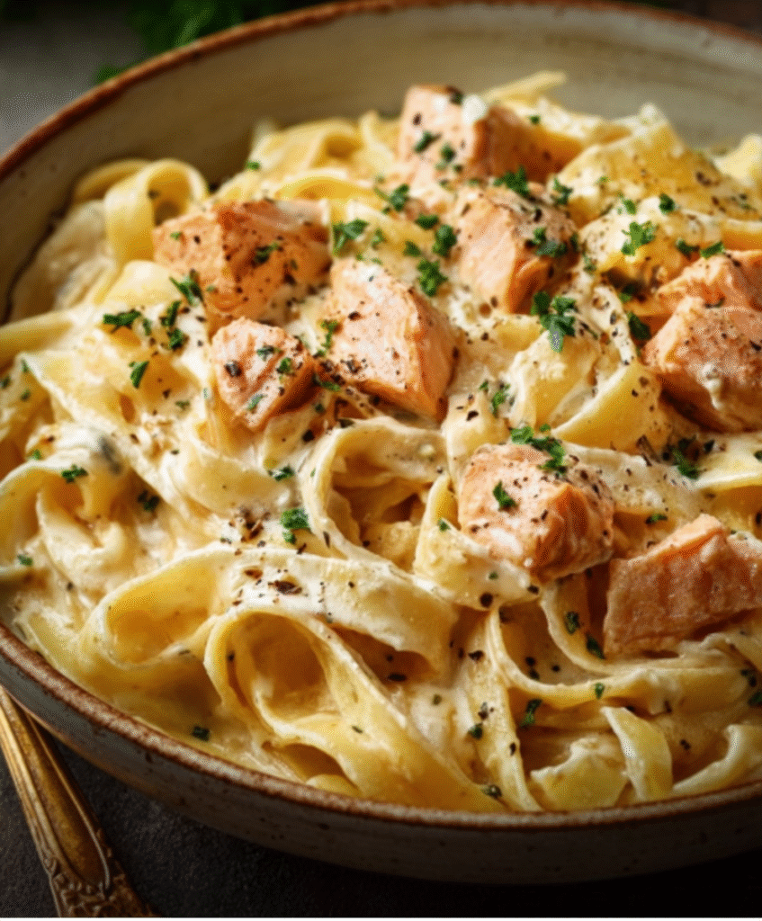 Velvety One-Pot Creamy Salmon Pasta