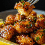 Air Fryer Lemon Chicken Bites
